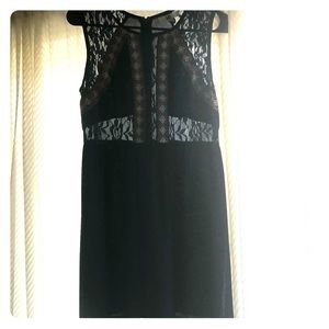 Super fun- blue boho dress with lace detail